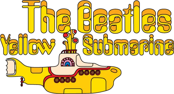 Мультипликационные персонажи, сильно напоминающие знаменитую четверку «Битлз», поют и совершают путешествие на желтой подводной лодке по фантастической стране Пепперлэнд, борясь за любовь, дружбу, цветы и музыку против злых и плохих уродцев — синих вреднючек.